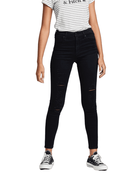 abercrombie and fitch simone high rise super skinny