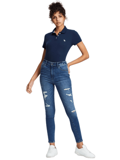 abercrombie & fitch high waisted jeans